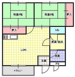 KHD香里の物件間取画像